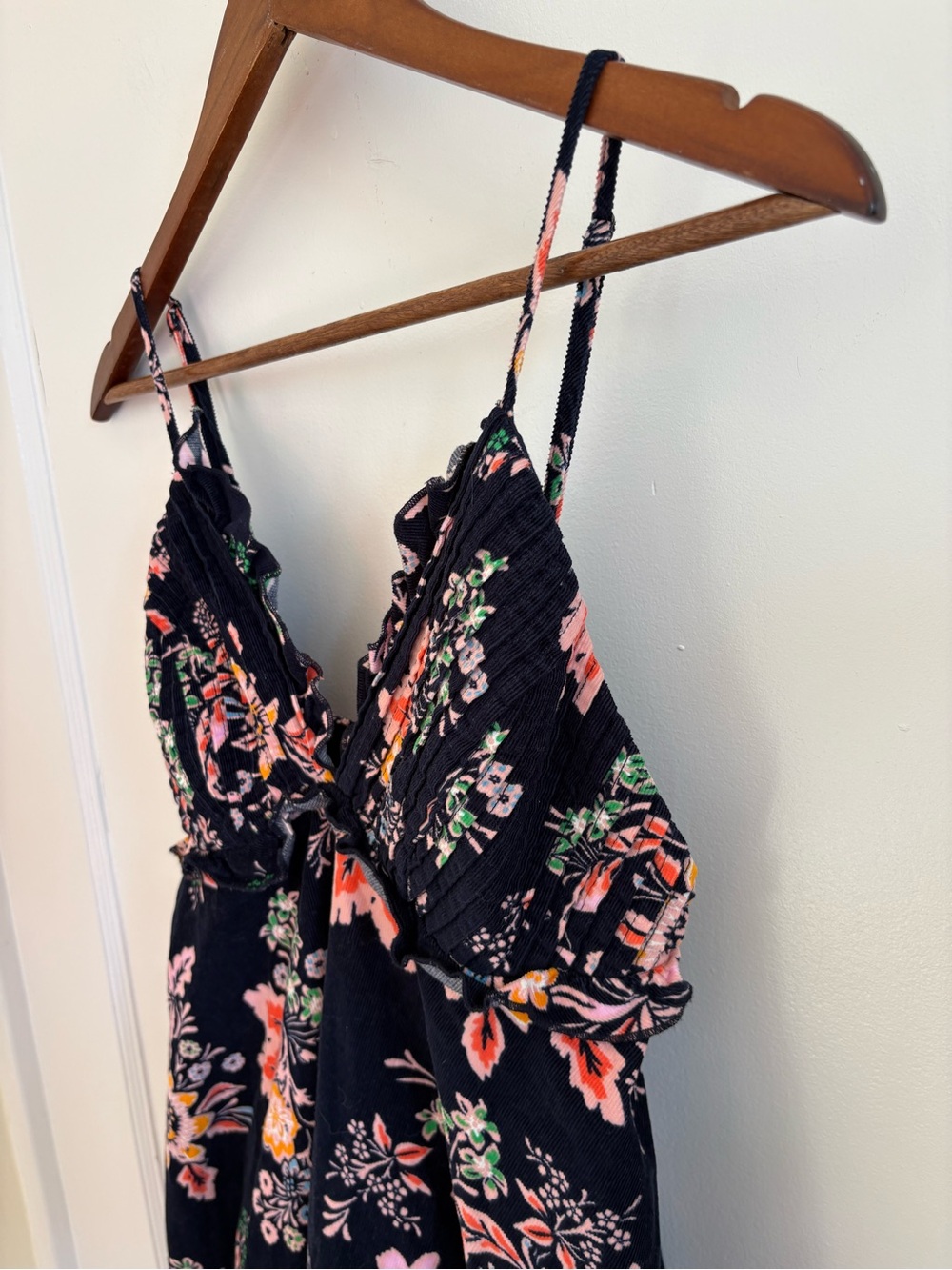 Free People Navy Floral Mini Dress - Picture 5 of 11
